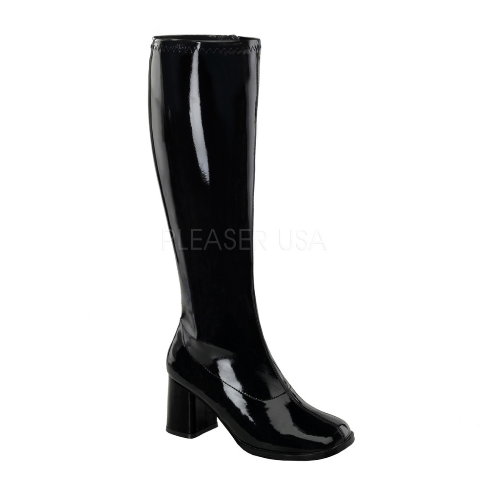 Wide Width Shaft High Heel Boots